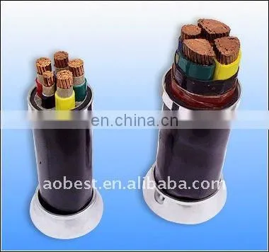 Pay later 33kv high voltage best price 4x 70mm2 copper conductor PVC insulated STA PVC sheathed power cable