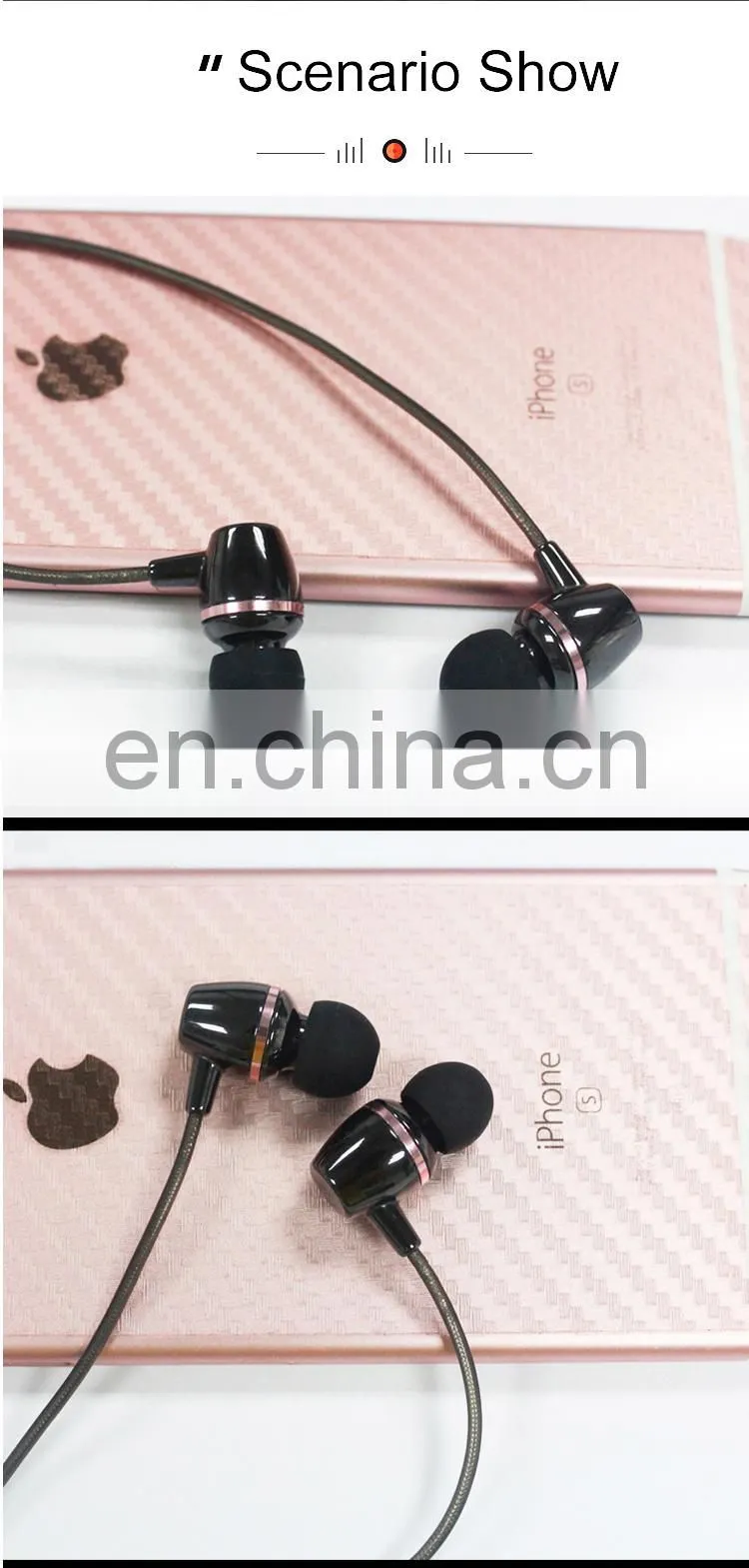 YooType Wired headphones with microphones