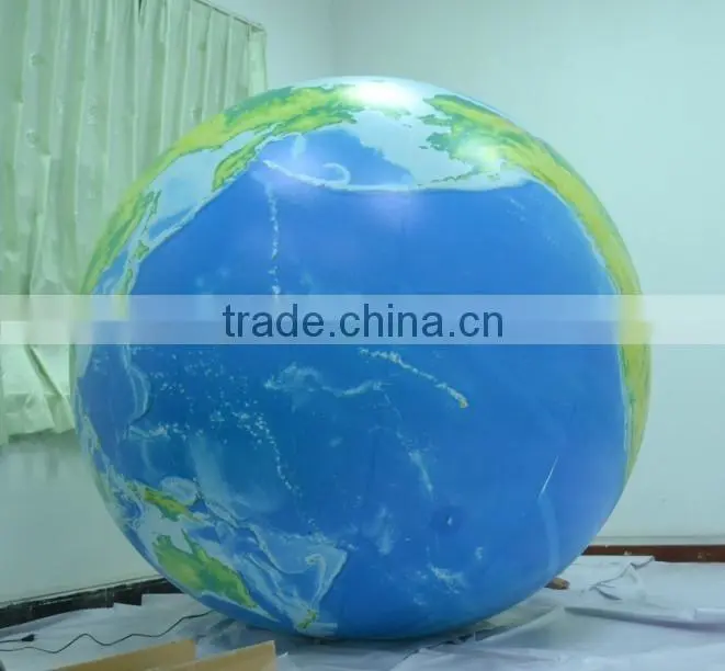 3m inflatable earth balloon,inflatable earth globe beach ball,inflatable giant beach ball