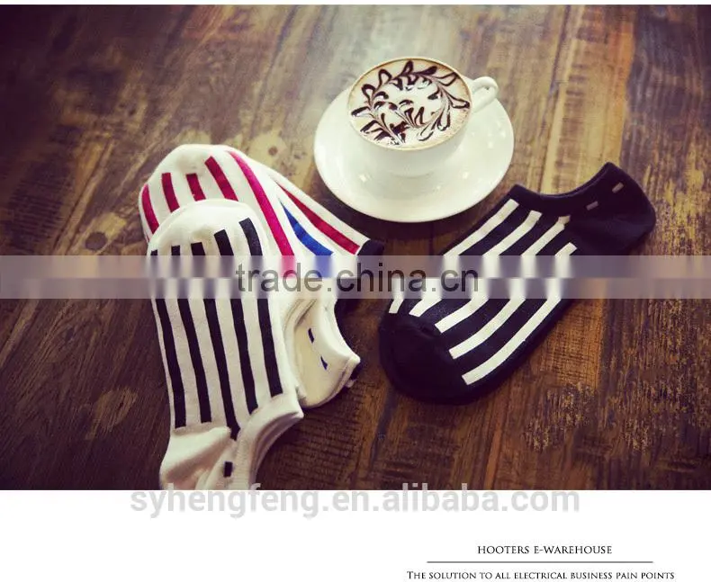 2015 hot style wholesale fashion man socks stripe socks