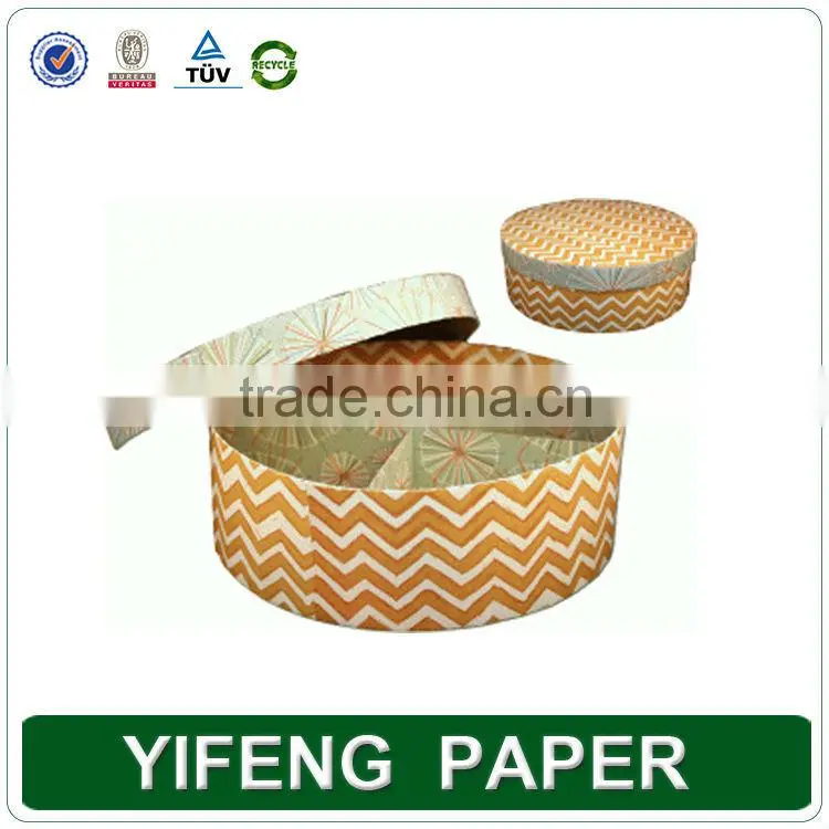 High Quality Cardboard Round Gift Box With Divider