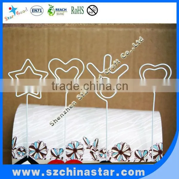 Wholesale love shaped paper clips with beautiful PP box packing