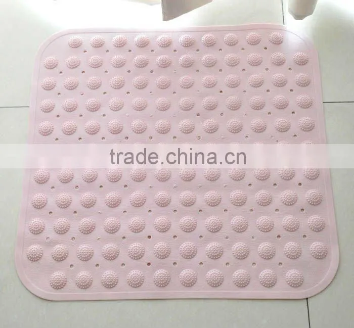Soft touch bathroom rug anti-slip mesh mat