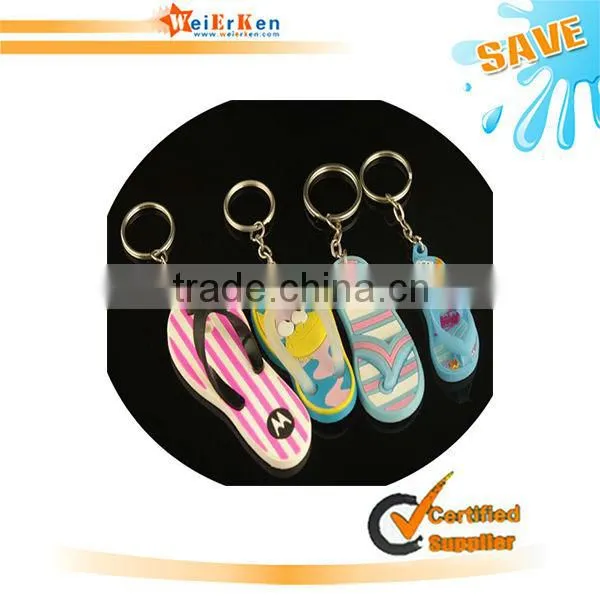 free sample and promo soft custom keychain