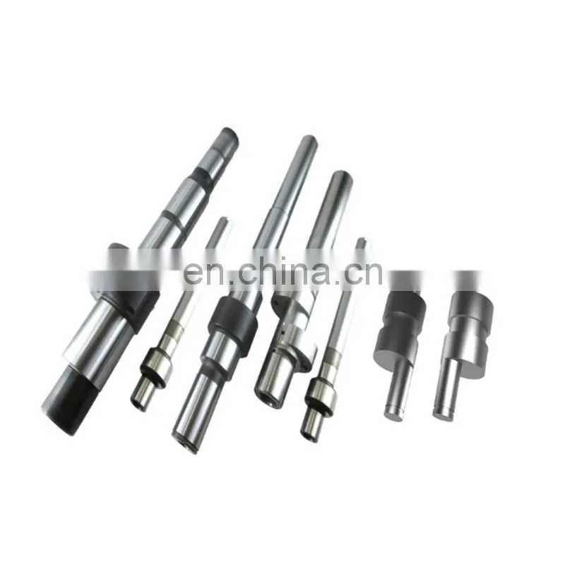 CNC machining turning valve extension spindle, stainless teel forging butterfly valve spindle