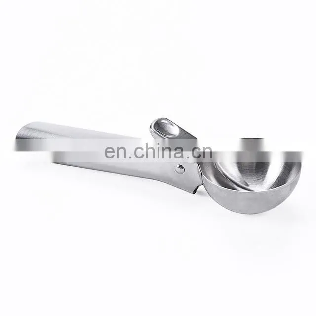 Amazon Top Seller 2021 Kitchen Accessories Icecream Ice Cream Tools Food Grade Stainless Steel Ice Cream Scoop