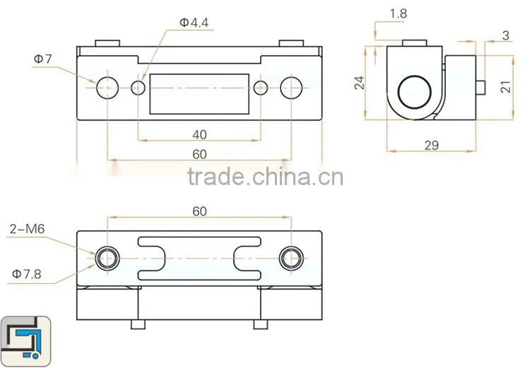 High quality zinc plated metal zinc alloy industric hinge