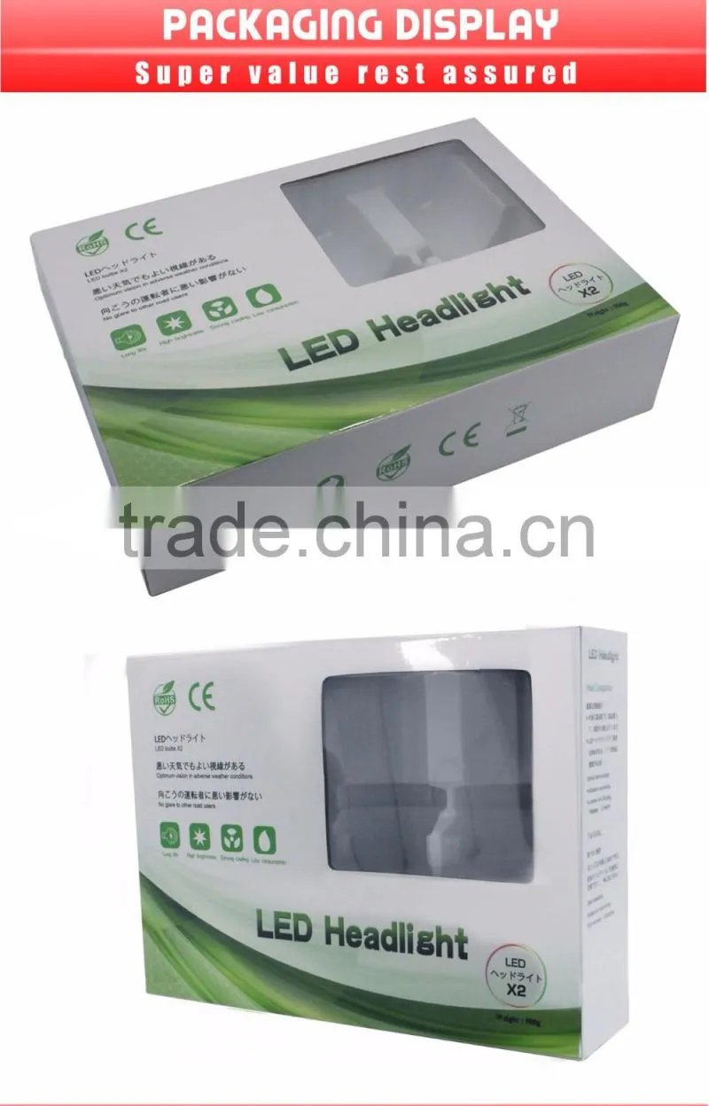 9007 high power Philipschip Auto headbulb 9005 highpower Canbus kit h7 h8 h11 h16 hb3 hb4 9004 9007 h13 car LED bulb