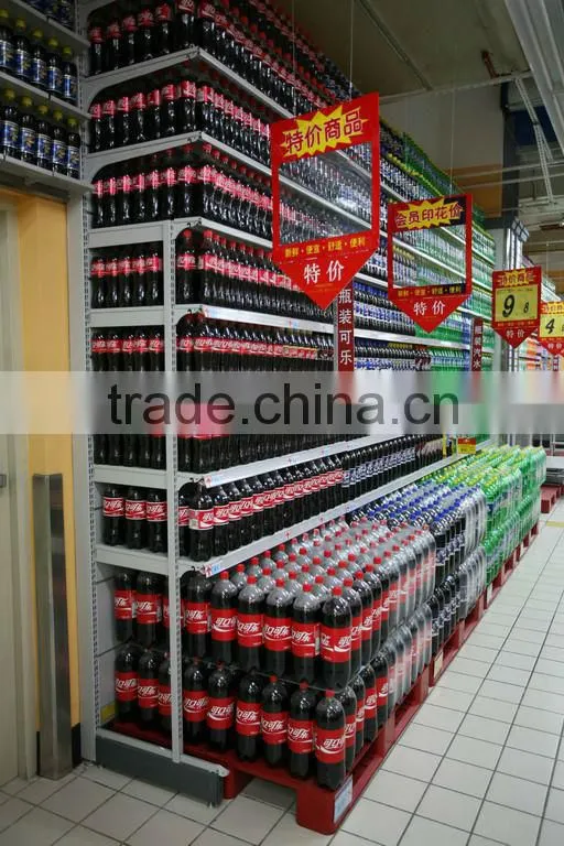 Supermarket checkout counter with convery belt for money desk in Mall