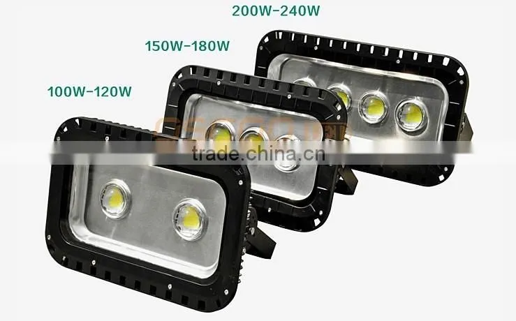 Good quality 90-265V 100LM/W 180W led flood light for garden 3 years warranty