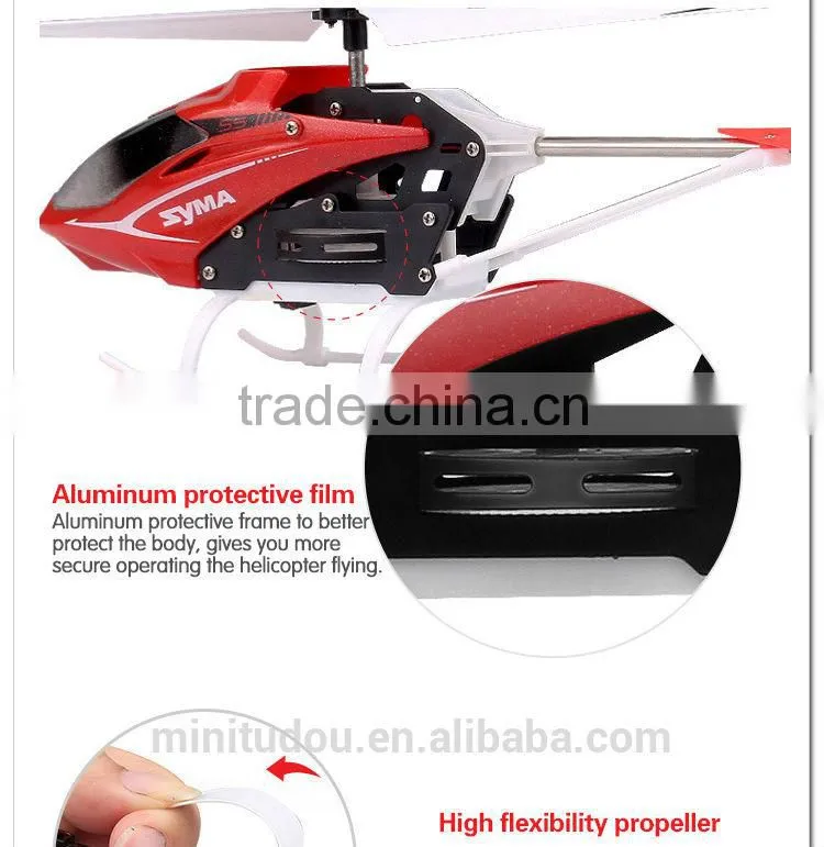 Shantou RC toys 3 CH RC mini Helicopter with Single propeller MTS5