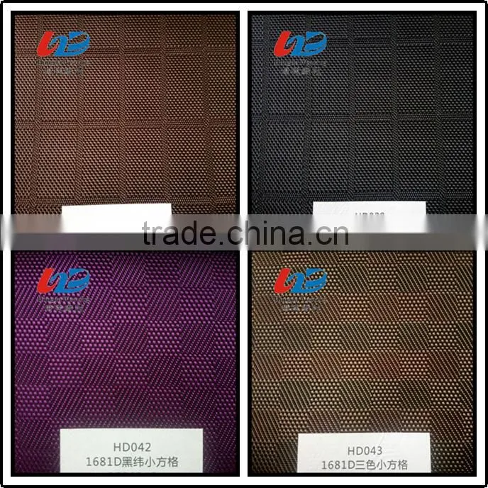 1680D 2 Strand Polyester Oxford Fabric Waterproof with Print/PU coating/PVC coating Used for Bags/Luggages/Tent
