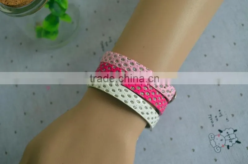 Wholesale Spots Leather Bracelets