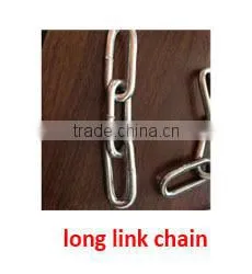 5mm Iron Hot Dipped Galvanized Long Marine Link Chain