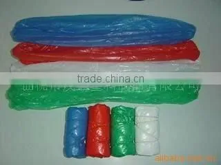 China Hubei Xiantao supplier CE ISO hand made single use Disposable Plastic PE sleeve cover oversleeves 16" 18" 0.018mm