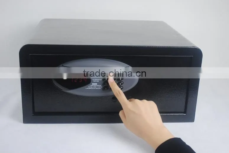 Credit card safe box for hotel use