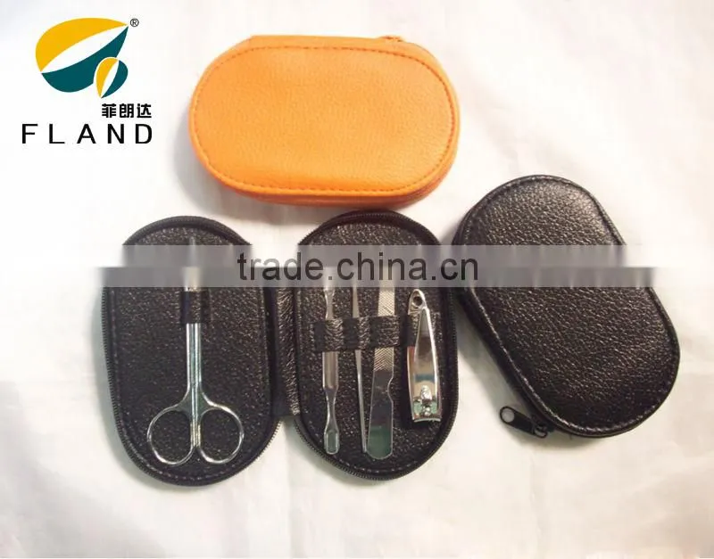 YangJiang Factory supply low price Portable 6pcs stainless Steel Manicure Set