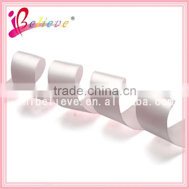 100 Yards roll solid color satin polyester ribbon wholesale hair ribbon ornament