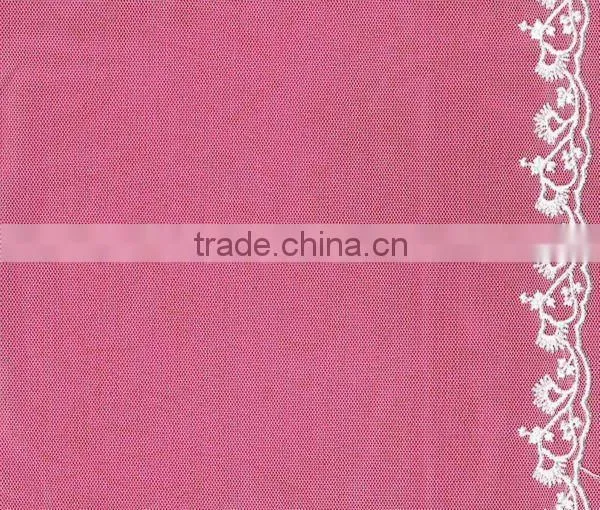 chemical polyester wide lace trim for Dubai