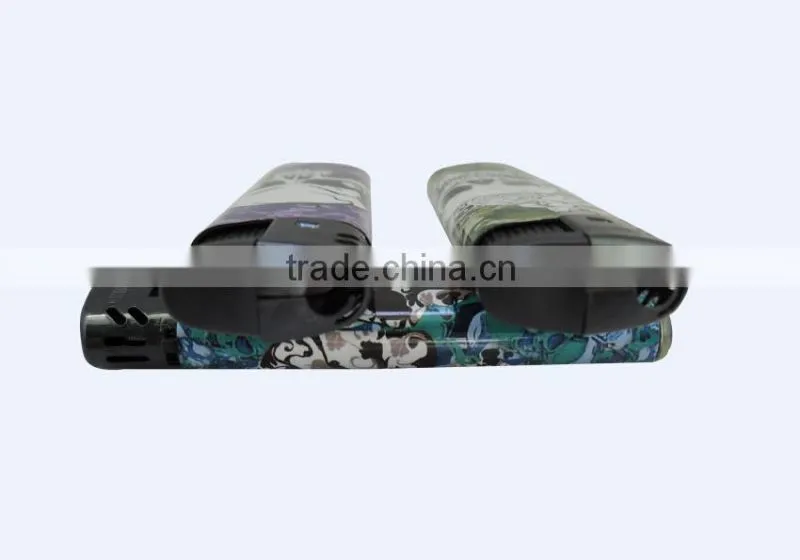 Wholesale cheap plastic material wrap paper electronic cigar lighter