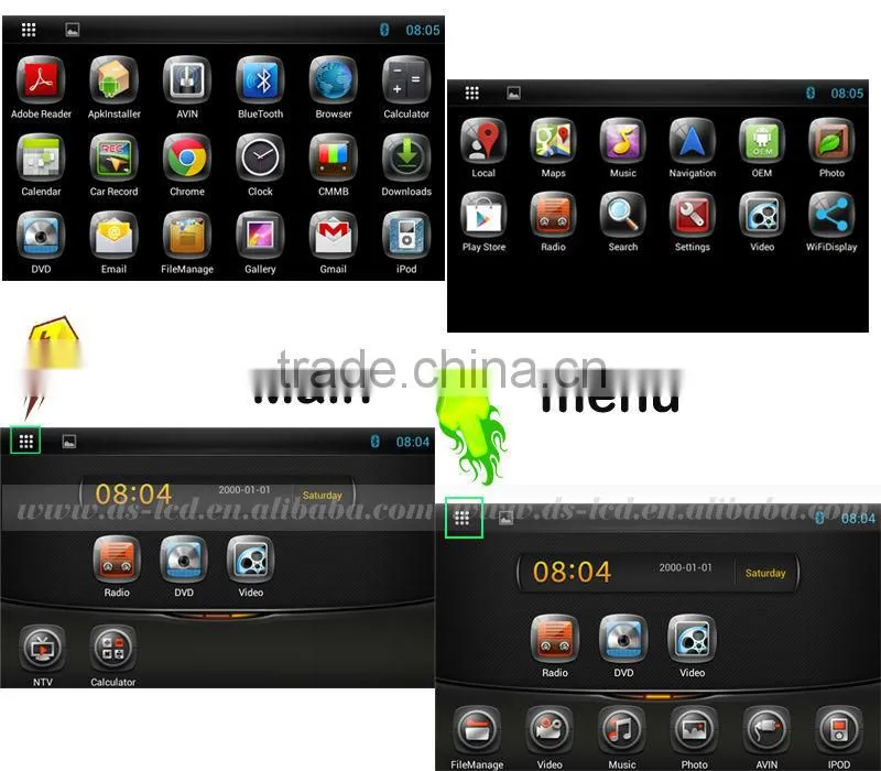 8 inch TOYOTA RAV4 2013 Android 4.2.2 CAR DVD GPS with A9 chipset,3G/WIFI