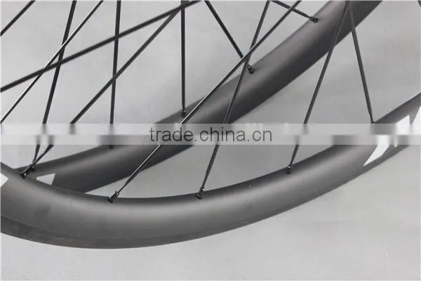 Wide carbon fiber wheelset 40mm carbon clincher wheelset W40C