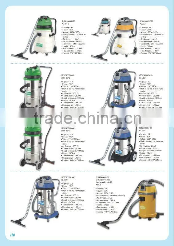 2000W wet and dry vacuum cleaner 77L