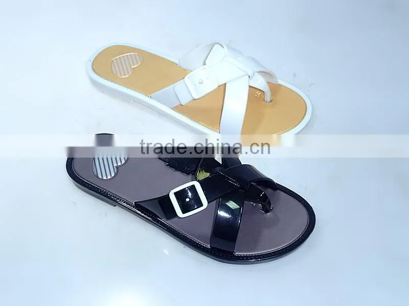 Fashion hot popular new design flat slippers for lady
