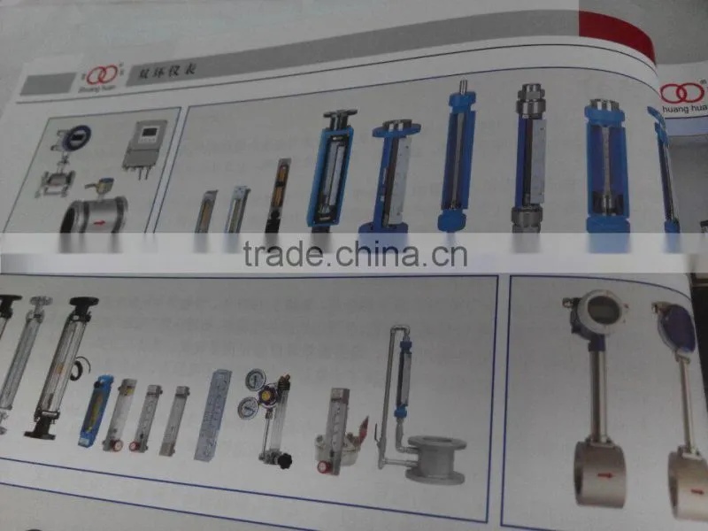 Glass glass rotameter flow meter with high quality