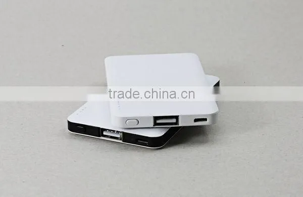 AWC813 2000mah OEM Slim card smart phone charge portable mobile power bank