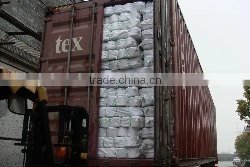 26S/1 raw white 100% virgin poly spun polyester yarn for knitting