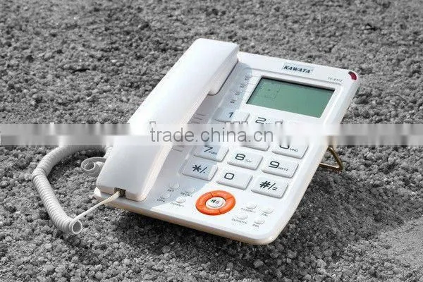 Fashion red color corded 2 caller id telephone set