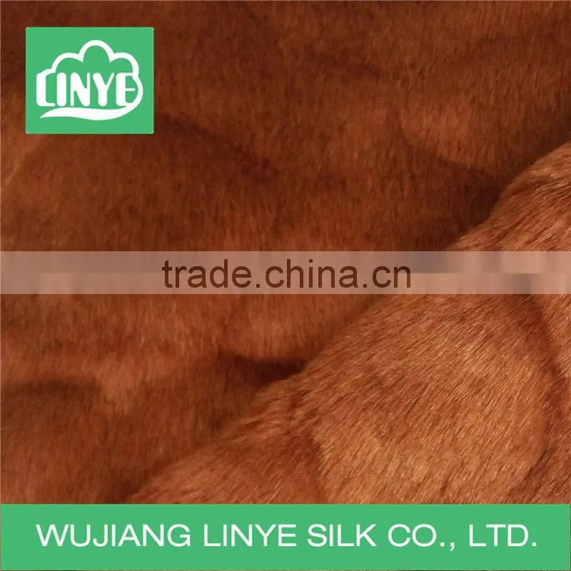 upcase fleece faux fur fabric for coat collars