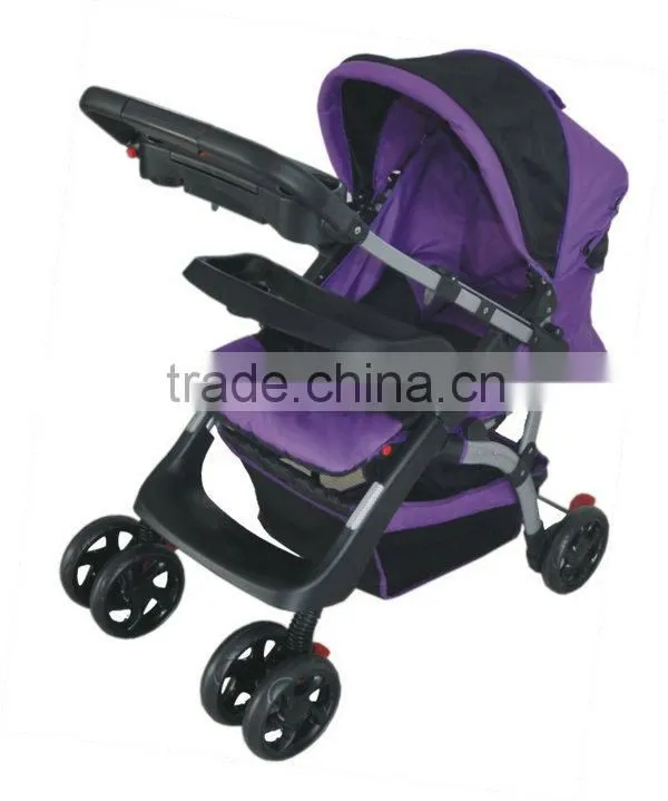 BS-D04 Luxury Travel System BABY STROLLER with 6 Stroller Wheels