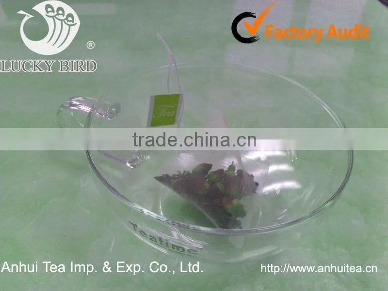 jasmine tea in pyramid bag