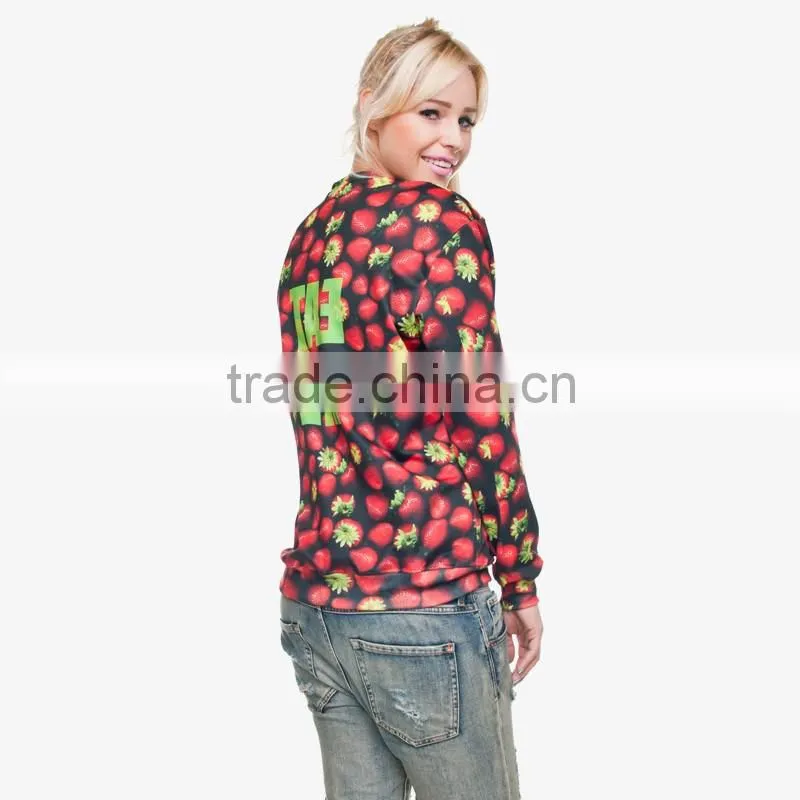 french terry hoodies high chimney collar women sweatshirt