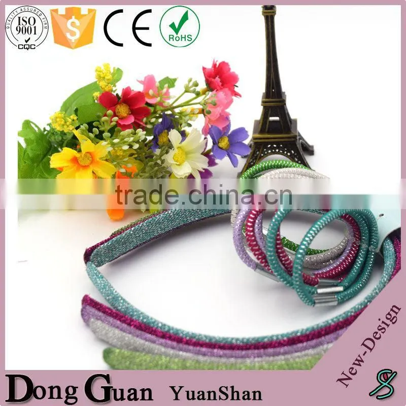 2016 new design baby girl flower hair band metal ring feather party sinamay fascinators