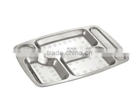Stainless steel fast food tray mess tray