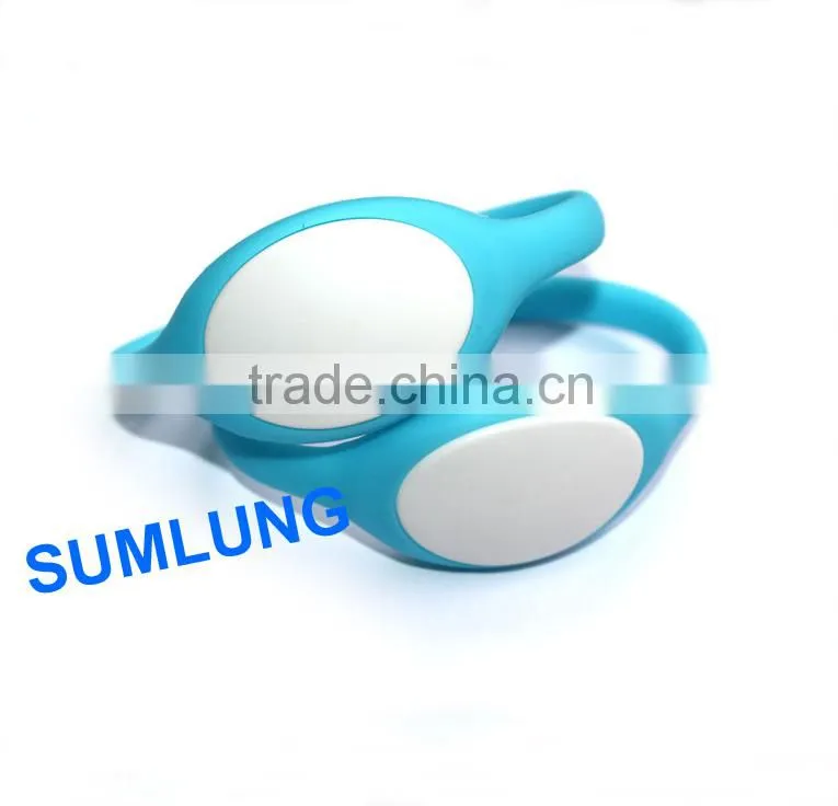 Colorful waterproof 125KHz EM Proximity RFID Wristband 9 colors for your choices