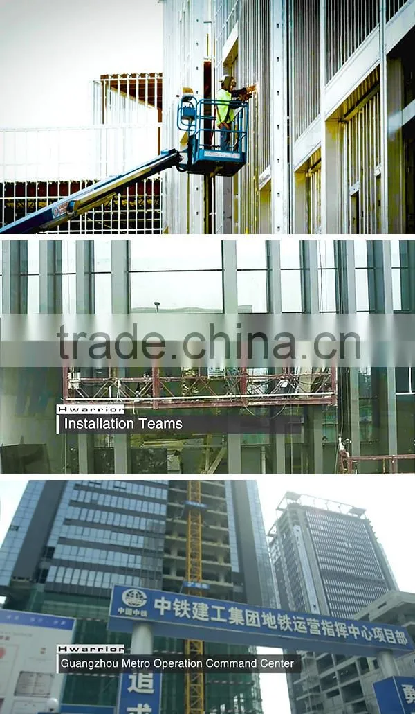 Unitized glass curtain wall with CE certificate