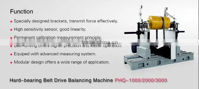 belt drive dynamic balancing machine