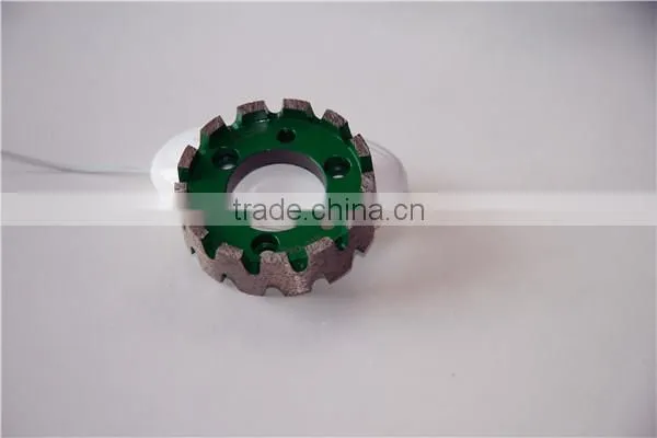 integral diamond milling wheel and stubbing wheel for granite