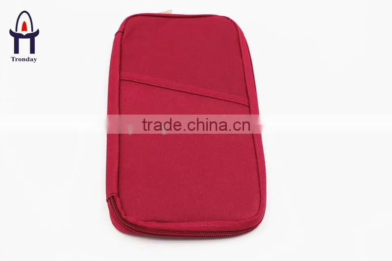 Factory direct price wholesale travel wallet red 600D tactical wallet