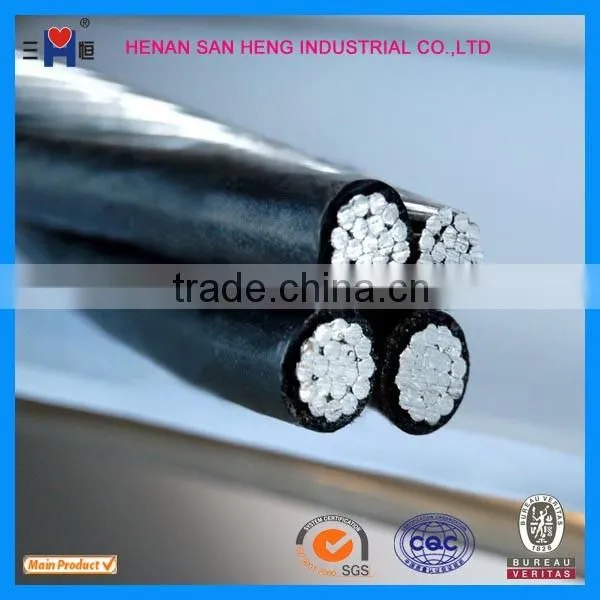 ABC aluminum conductor xlpe insulated aerial bundle cable