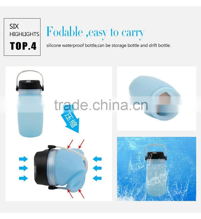 Soft Material Silicone Emergency Waterproof Wall Solar Lamps Camping Tent Lights