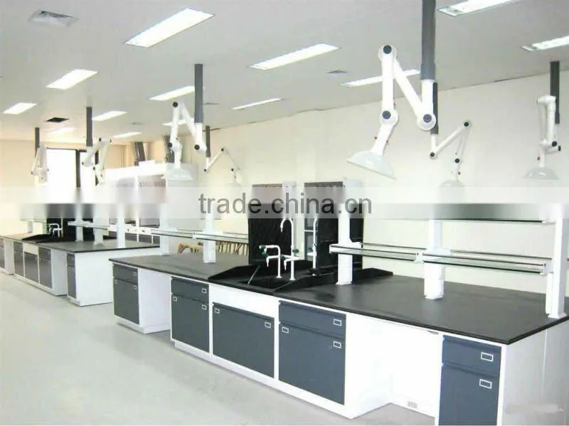 Light blue color laboratory table