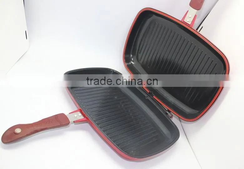 HQ Aluminium double sided grill pan