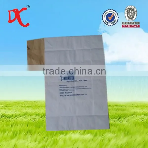 2015 hot selling titanium dioxide rutile packaging valve bag customer design