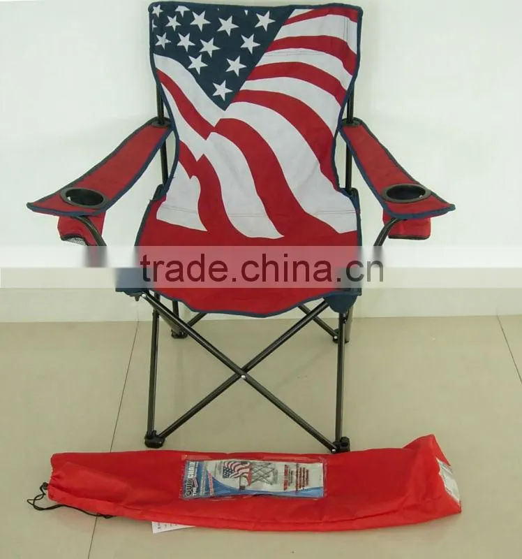 Quad Canvas Folding Chair With Flad Printing