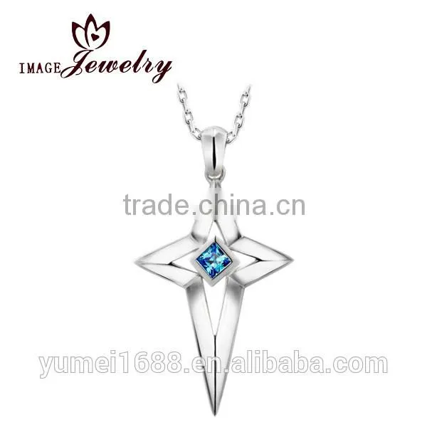 silver925 with gold plated cross pendant charms, cheap gold plated silver cross pendant designs